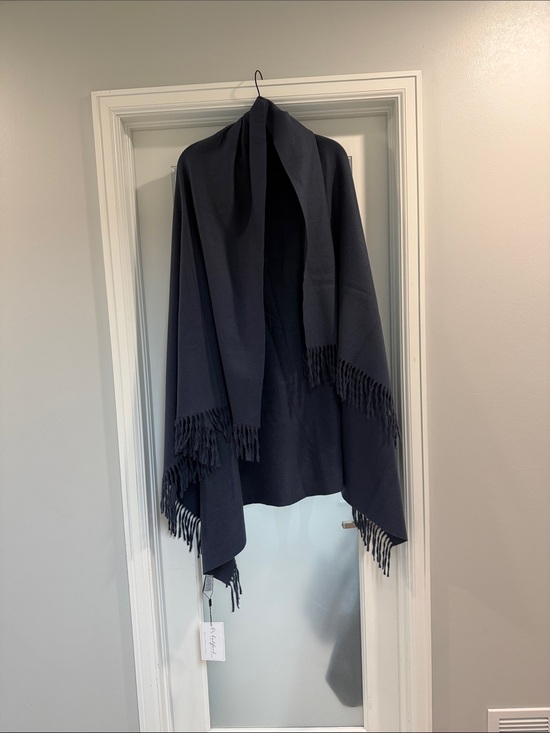 Bedford Collection Accessories - NWT Periwinkle wrap with fringe